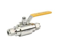 1/4" 3/8" 1/2" 1" 6 8 10 12 14 16 18 20 22 25 28mm Compression Union Tube 304 316 Stainless Air source Shut Off Ball Valve(6.35mm 1l4 Inch,SS304)