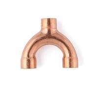 1/4" 3/8" 1/2" 16 19 22 25 28.6 32 35 38 42mm Reducer Y Shaped 3 Way Splitter Copper End Feed Solder Fitting Air Conditioner(35x28.6mm CD-45mm)