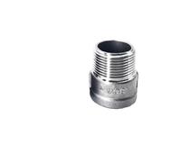 1/4 "3/8" 1/2 "3/4" 1 "1-1/4" 1-1/2 "hembra a rosca macho 304 adaptador de conector de instalación de tuberías reductor de enchufe de acero inoxidable(NO10)
