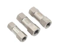 1/4" 3/8" 1/2" 3/4" BSPP NPT hembra 304 válvula de retención unidireccional sin retorno con resorte de acero inoxidable 4500 PSI(45355,NPT Female)