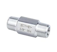 1/4" 3/8" 1/2" BSPT Equal Male Check Valve Non Return One Way 304 Stainless Steel Water Gas Oil(1/4")