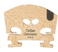 1 4/4 Violín Aubert Puente semi montado: 100543 Teller Germany 01042FU, Con inserto de ébano E, de arce bosnio Un producto de Alemania VWWS