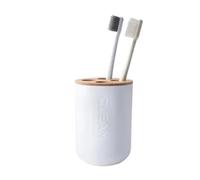 1/4/6 Piezas de Accesorios baño, Soporte for Cepillo Dientes, dispensador Pasta, Caja jabón líquido, Botella con Bomba, Juego for Lavar para baño(Toothbrush Holder)