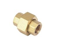 1/4" BSP Female Thread Brass Pipe Union Connector Coupling Plumbing Fittings Water Air Fuel Oil YZWRWRMKTB