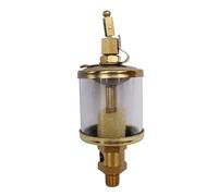 1/4" BSPP Male Thread Copper Plating Oil Cup Sight Gravity 400ML YZWRWRMKTB