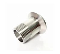 1/4" BSPT Male x 1.5" Tri Clamp SUS 304 Stainless Steel Coupler Fitting Homebrew Beer