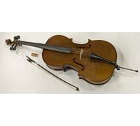 1/4 Cello De Madera Maciza Stagg Con Cuerpo De Ahorn Y Bolsa