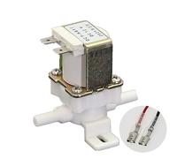 1/4 "con soporte Vertical HSY7 tipo RO máquina NC/sin agua pura válvula solenoide de plástico AC220V DC12V DC24V (Color : 24V-NORMALLY OPEN, Size : Non-pressure Type)