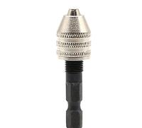 1/4 En el adaptador de Chuck, el cambio de vástago hexagonal de cambio rápido con 3 mecanismo de mandíbula para brocas de trineo eléctrico 0.3-3.6 mm