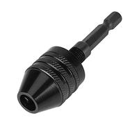 1/4 "HEX SHANK SINGURA SIN PRINCIPIO Adaptador Capacidad de 0.8-8 mm Herramienta de conversión de cambio rápido para taladros eléctricos, herramientas eléctricas, conductores de