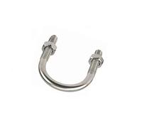 1-4 juegos de aro de caballo de acero inoxidable 304/perno en forma de U/tubo de clip M6M8M10M12(1set M10x76x108)