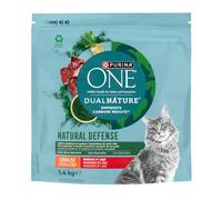 1,4 Kg Purina ONE Natural Defense Buey para gatos