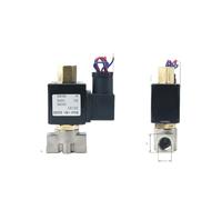 1/4" Normally Open Stainless Steel Body 2-Way Oil Acid Solenoid Valve With 2Pcs Silicon Gasket VX2120-08-SS-NO AC220V DC 12V/24V(With FC8mm,DC24V)