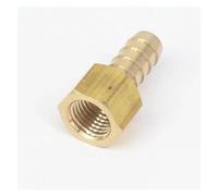 1/4" NPT Female x 3/8" Hose Barb Tail Brass Fuel Fitting Connector Adapter