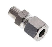 1/4'' NPT Macho x 10S Anillo de corte recto de acero inoxidable 630 Barra DIN 2353