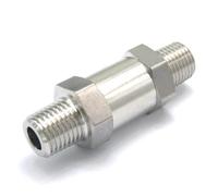 1/4" NPT Male Check One Way Valve 304 Stainless Steel Water Gas Oil Non-return