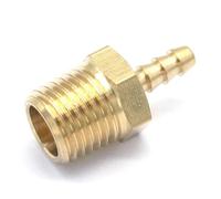 1/4" NPT Male x 3/16" Hose Barbed Tail Brass Fuel Fittings Connectors Adapters YZWRWRMKTB