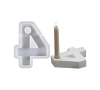 1-4 Number Mould, Diy Silicone Mould, 3d Handmade Candle Holder Moulds, Plaster Mould, Candle Holder Mould The Best One