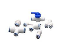 1/4 OD PE TUBE to tube Quick Connector Family drinking water RO filter reverse osmosis system(5)