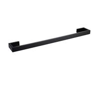 1/4 Piezas de herrajes for baño, portarrollos de Papel higiénico, toalleros for baño, cepillos de Inodoro, Ganchos for Colgar en la Pared(Towel Bar Balck 40cm)
