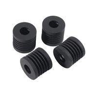 1/4 piezas de reposapiés de absorción de golpes para impresoras 3D, accesorio de pieza de goma para impresoras 3D Lab X1C P1P P1S