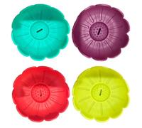 1/4 piezas de soporte antigoteo para niños de silicona para helados protectores de manos a prueba de fugas para liberar desorden, aperitivos, helados antigoteo, soportes para palitos