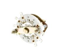 1/4 piezas Selector de interruptor giratorio de 2 polos 3/4/5/6/8/9/10/11 Posición seleccionable 1-2 Canal de banda de plataforma que se activa fácilmente(2P4T)