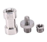 1/4 Pulgada 3/8 Pulgada Tornillos De Trípode A Base De Lampara Adaptador De Soporte De Cámara De Paraguas