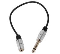 1/4 Pulgada a 3.5Mm Cable Adaptador Estéreo 6.35Mm Trs Macho a 3.5Mm Hembra Cuarto Pulgada Cable de Conector Aux Conversor de Jack de Auriculares