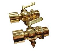 1/4 quot; 3/8 1/2 BSP hembra a macho latón drenaje llave de purga válvula cierre agua Gas 1 Uds(0.25 Inch)