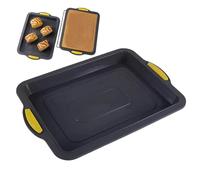 1/4 Sheet Pan For Baking -13.39x9.45 Inches Sheet Pan For Baking | Multi-Functional Silicone Non-Stick Bakeware F0r Jelly Roll Brownie Pastry Dim Sum Lasagna Party Gathering