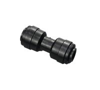 1/4'' Straight Union Push To Quick Fitting For RO Water Misting System Connector 10Pcs(10pcs black)