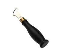 1/4 Uds 1-2,5mm Borde De Cuero Creaser Artesanía Herramienta Plegado Marcado Artesanal Mango Madera Negro Herramientas Prensa En Frío Caliente(1.0mm)