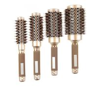 1/4 Uds 25/32/45/53mm peine de pelo redondo cepillos rizadores peluquería herramientas salón secador barril(4PCS)