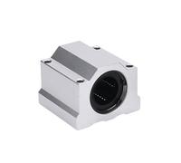 1/4 Uds caja SCS6UU SCS8UU SC10UU SCS12UU SCS16UU SCS20UU bloque deslizante de rodamiento de bolas de movimiento lineal(SCS25UU 25mm,4PCS)