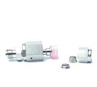 1/4" VCR Female To 6mm Tube Double Ferrule Compression SUS 316L Stainelss Steel Pipe Fitting Coupler