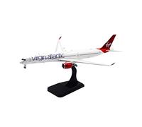 1 400 Apto para Air British Atlantic A350-1000 Modelo Avión Líneas Aéreas con Pantalla Aleación Tren Aterrizaje Juego de Pasatiempos en Miniatura