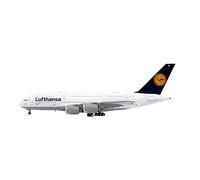 1 400 Apto para JC Wing EW4388013 Airbus A380 D-AIMK, Modelo de avión Fundido a presión aleación, Regalo Coleccionable Kit de Juego de Pasatiempo