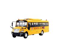 1:42 para El Modelo De Coche De Aleación del Autobús Escolar Yutong Bus, Obra De Arte, Recuerdo para Coleccionar Y Exhibir Miniaturas De Automoción