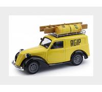 1:43 BRUMM Fiat 1100 Van Furgone Agip Genova 1950 Yellow Black R354