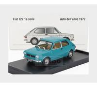 1:43 BRUMM Fiat 127 1-Series 1971 Beige Interior Verde Lago Green R500-04