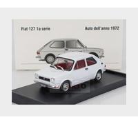 1:43 BRUMM Fiat 127 1-Series 1971 Red Interior Bianco White R500-02