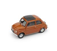 Fiat 500F Cerrada 1965-1972 Rojo Coral Claro Interior Negro 1:43 Modelo R455-14
