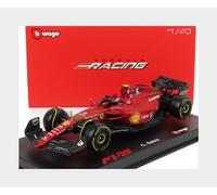 MODELO DE COCHE ESTÁTICO DIECAST FERRARI F1-75 #55 2022 SAINZ MODELISMO 1/43
