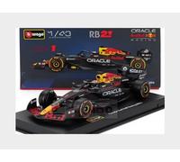 BBurago – Modelo 1:43 Red Bull Racing RB21 2025 #1 Max Verstappen, vitrina, base, licencia oficial