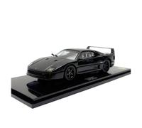 1:43 Ferrari F40 Supercar Negro de aleación Modelo de Coche colección decoración Juguete exhibición estática Adorno Decoración del Hogar