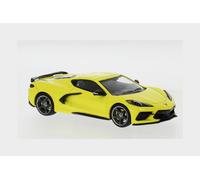 ixo Modelo a escala Chevrolet Corvette C8 Stingray 2020 Amarillo 1:43 MOC315