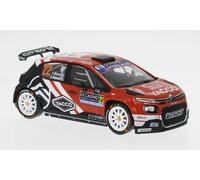 1:43 IXO Citroen C3 #22 Winner Rally Montecarlo 2025 Rossel Dunand RAM975A.22
