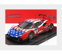 LOOKSMART 1/43 FERRARI 488 GT3 18 VALLELONGA 2019 MODELO ESTÁTICO DIECAST