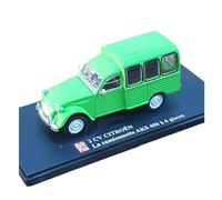 1 43 para Citroen 2CV La Camionnette 400 AKS Coche Juguete Aleación Modelo De Simulación Réplica Colección Recuerdo